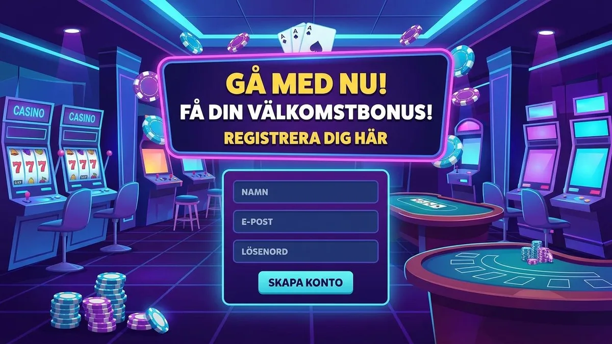 Registrera dig med bonus